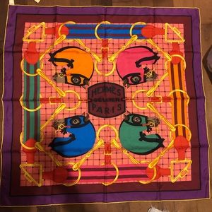 NWT Hermes silk 90 scarf tatersale